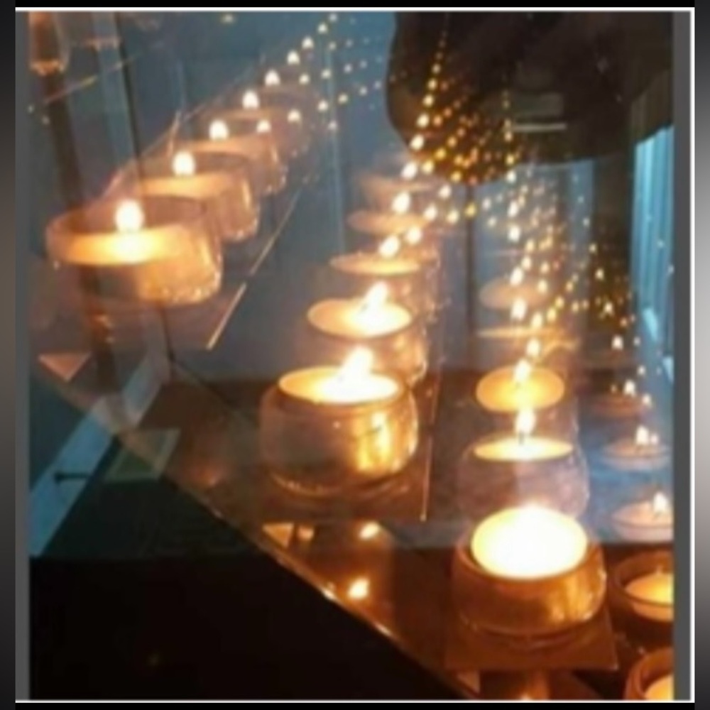 Elegant staircase infinity Candle Holder